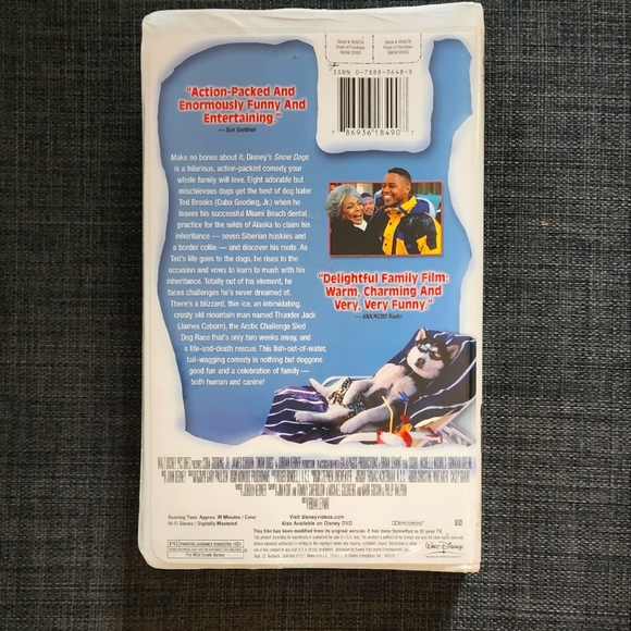 Snow Dogs Disney VHS - Picture 3 of 3